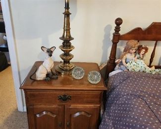 Vintage brass lamp and more