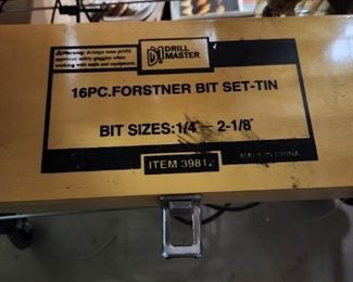Drill Master Forstner Bit Set