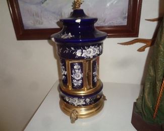 Cigarette musical holder! A chip on it.