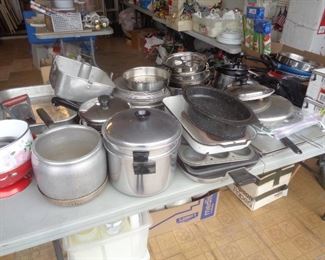 Lots of pots and pans