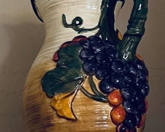 Matching grape canisters and plate set $40