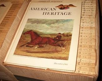Large Collection of American Heritage Books