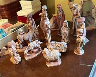 Vintage Nativity set