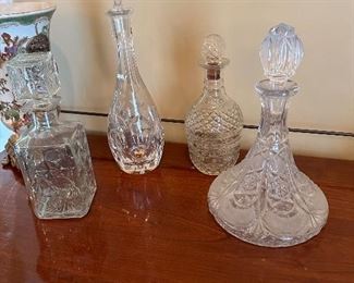 Crystal decanters