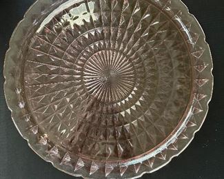 Pink Depression glass