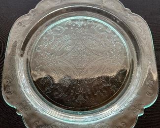 Madrid Depression Glass Blue