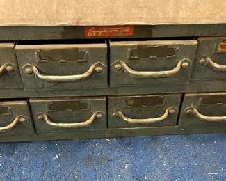 Smaller metal drawers storage