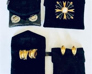 Vintage costume jewelry (St. John)