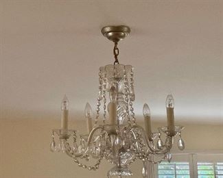 Vintage crystal chandelier