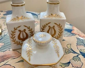 Limoges dresser jars