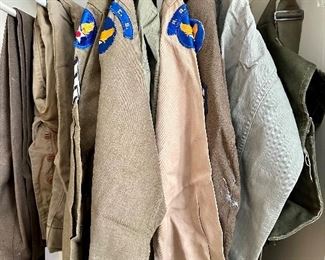 Military clothing and memorabilia