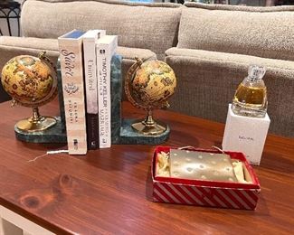 Globe bookends 