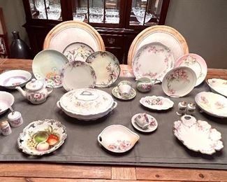 Vtg. Hand painted plates and more 