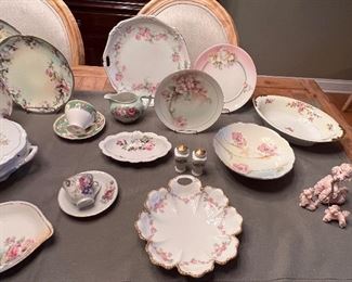 Vtg. Hand painted plates and more 