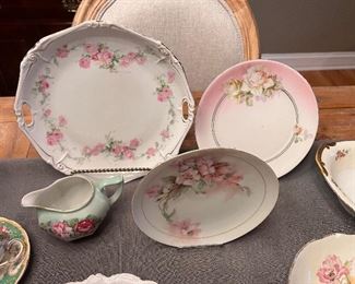 Vtg. Hand painted plates and more 