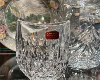 Gorham Crystal vase