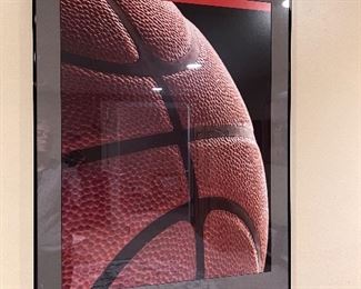 1 of 3 Large Sport Ball framed posters - Basketball