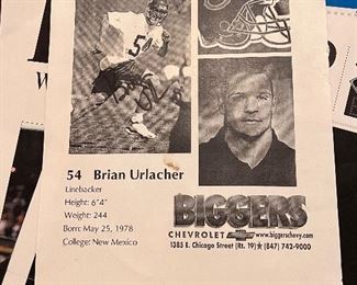 54 Brian Urlacher Chicago Bears 