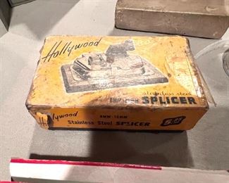 Vtg. Hollywood film splicer