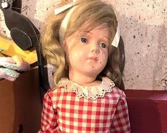 Per clients request, this doll is only 30% off 
Vtg. German large Schoenhut doll - fully jointed 