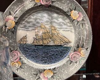 Adams "The Clipper Ship Sweepstakes" collectors plates