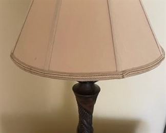 Large selection of lamps.