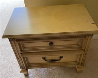 French Provincial style night stand.