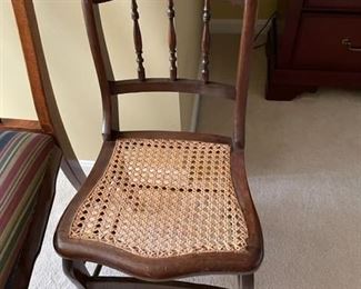 Cane chair.