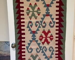 Beautiful hand woven runner.