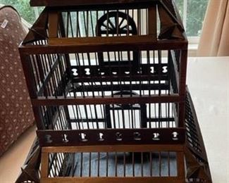 Vintage bird cage.