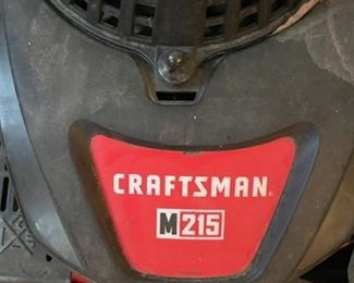 Craftsman M215 lawnmower.