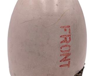 $320 - Authentic Cone Rocket Nose pods Mid 60's Hawley Products Co NASA Space JS45-11401                 Description : Briefly described, the invention comprises a hollow, preferably resin-impregnated, molded fiber cone, said cone being of such construction that it breaks into many small fragments, when the rockets are fired.

Brand : Hawley Products Co NASA Space

Size : 11"H x 9.75"


Location : Bethesda, MD


Condition Desc. : Please refer to photos for a more detailed look at condition. We make every attempt to list and photograph any defects or signs of wear that are significant to this sale.