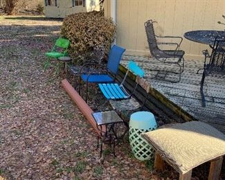 Some outdoor chairs