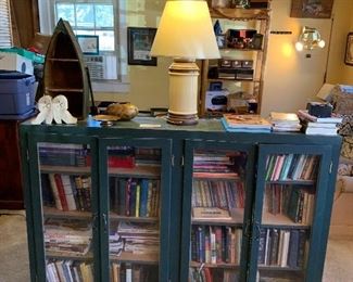 Large 4-door book case, 1 of 2