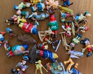 plastic toy mini figures, Disney