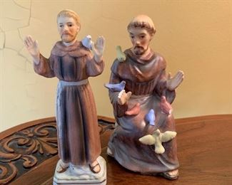 Saint Francis figurines