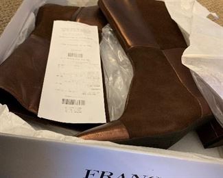 Franco new in box leather boots