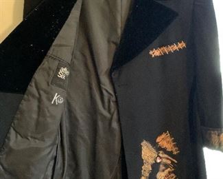 vintage painted jacket