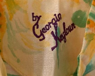 Vintage Georgie Keloun silk