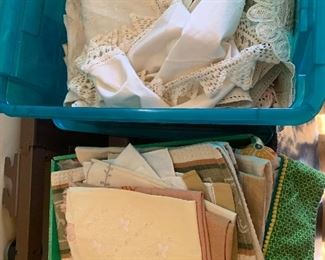 doilies and fancy linens