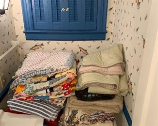 throws, blankets, hand made comforters