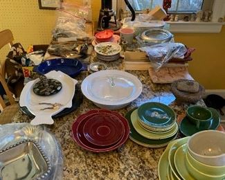 kitchen items of all kinds; marble top island also for sale