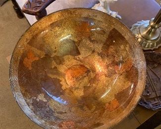 gold foil bowl