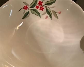 Vintage serving bowls, including several Corelle 