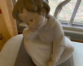 Lamp, probably a Lladro figurine