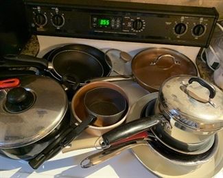 Modern to  vintage pots and pans