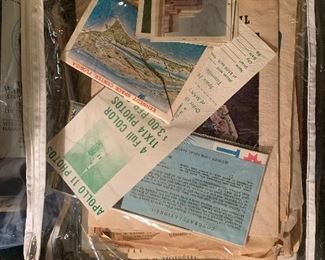 Vintage space and Apollo 11 ephemera