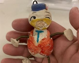 Vintage Donald Duck with wire, arms and legs