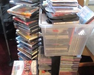 Tons of Cd's, DVD's and more