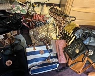 Tons and Tons of Designer Hand Bags